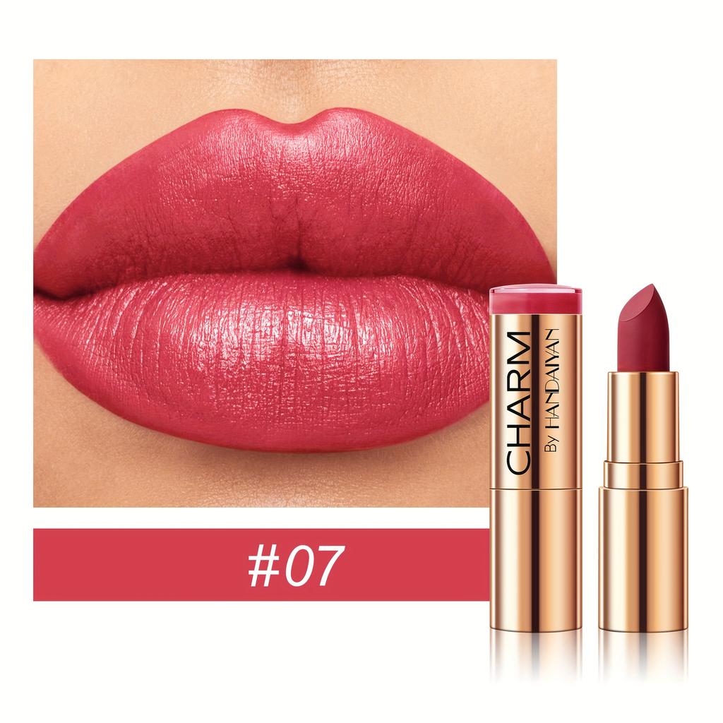 1pc Hydrating Lipstick - High-Shine Glossy Lip Gloss with Moisturizing Formula, Waterproof Non-Drying Lip Color, Soft Y Plumping Finish Lipstick