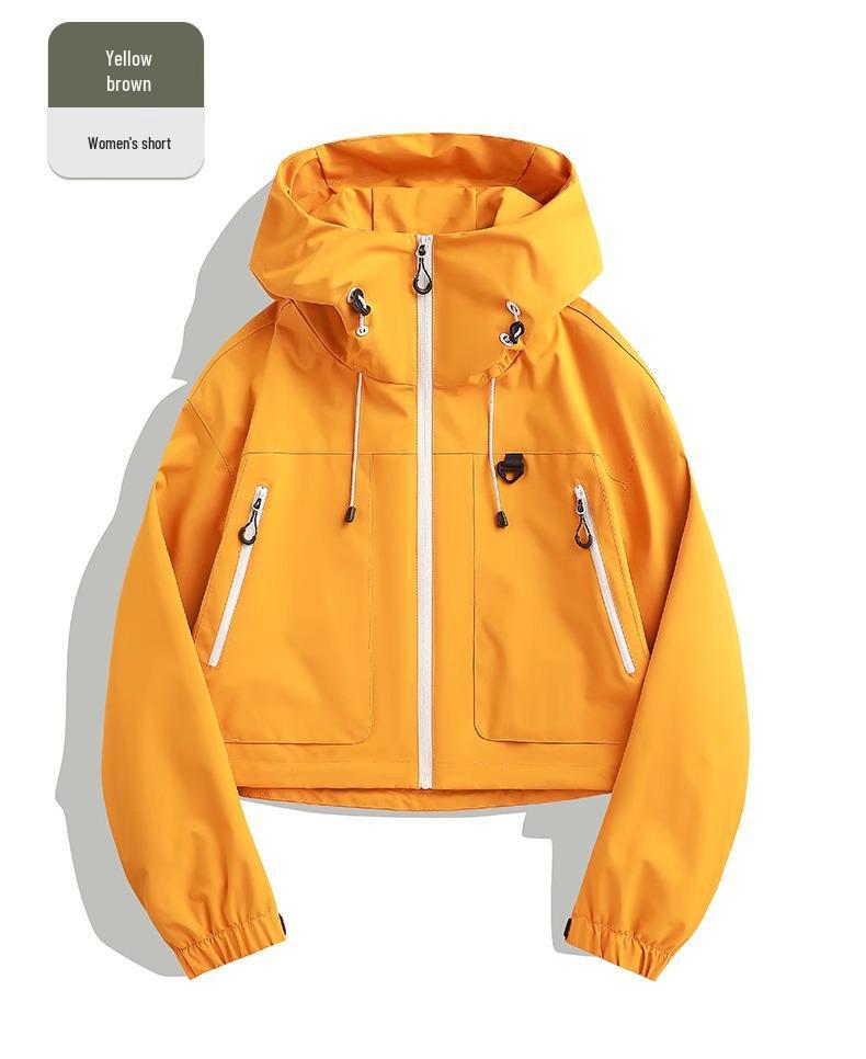 Woodpecker Women's Petite Windproof Jacket - Spring/Autumn Casual Style