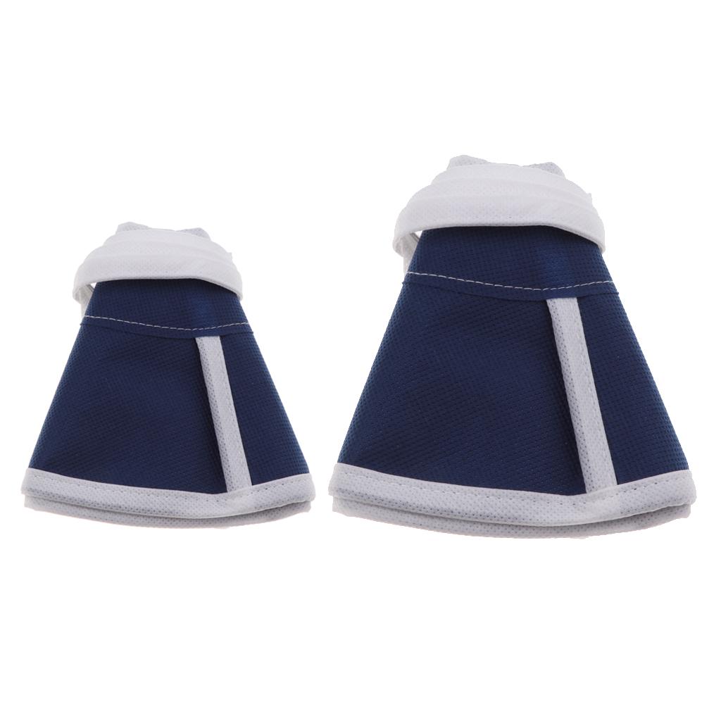 

Pet Recovery Collar Non Woven Soft E-collar Cone Neck Protector for Dog Accessories Healing S