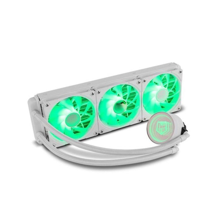 NOX XTREME PRODUCTS HUMMER M-360 - ARGB refroidissement liquide, Intel et AMD, 3 ventilateurs 120mm PMW control, pompe avec effet