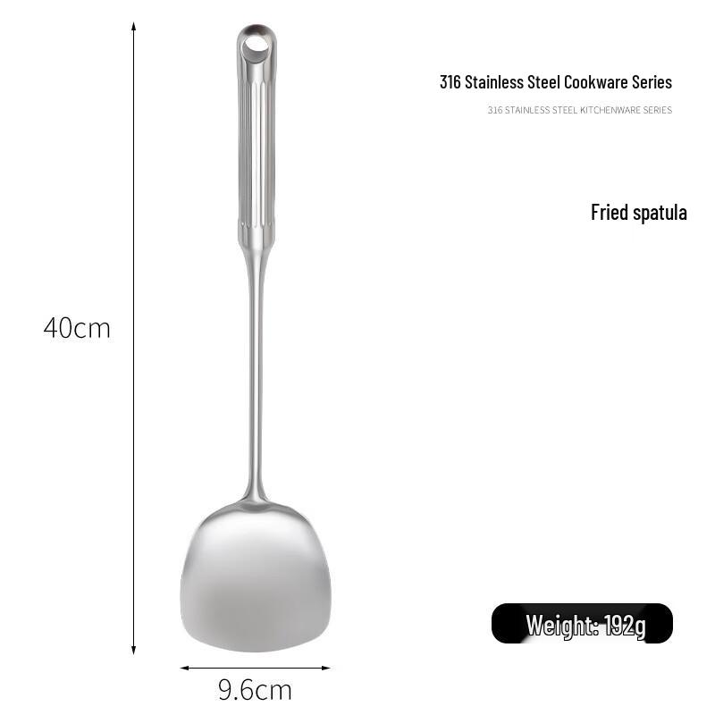 

ZISIZ 316 Stainless Steel Stir-Fry Spatula Set