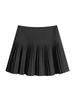 Harajuku Streetwear Pleated A-Line Wool Skirt - Versatile High Waist School Style