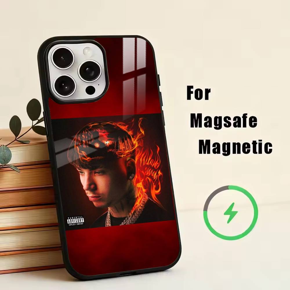 

Singer Shiva Rapper Phone Case For iPhone17,16,15,14,13,12,11 Plus,Pro Magnetic For Magsafe Wireless Charging iPhone17Promax
