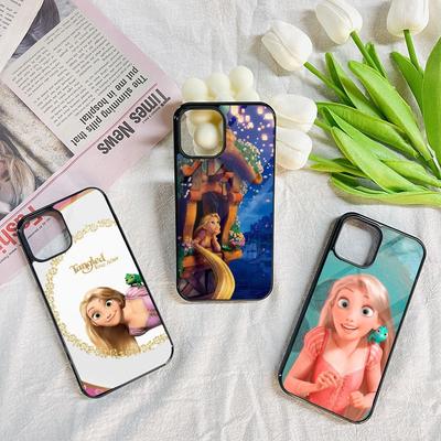 Tangled Rapunzel Phone Case for Iphone 16 15 14 13 12 11 Pro Max Mini 8 Plus Se Xr X Xs Fundas Shell PC+TPU Cover