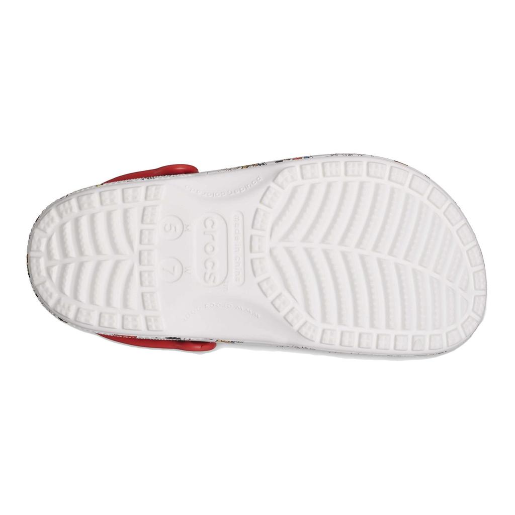 Crocs Fashionable Versatile Non-Slip Shock Absorbing Breathable Sandals Kids Sandals White 208630-94S