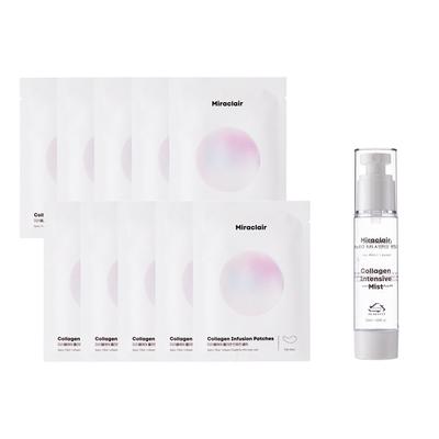 Melting Collagen Film Patch Miraclair Eye 10 Servings + Collagen Mist Set