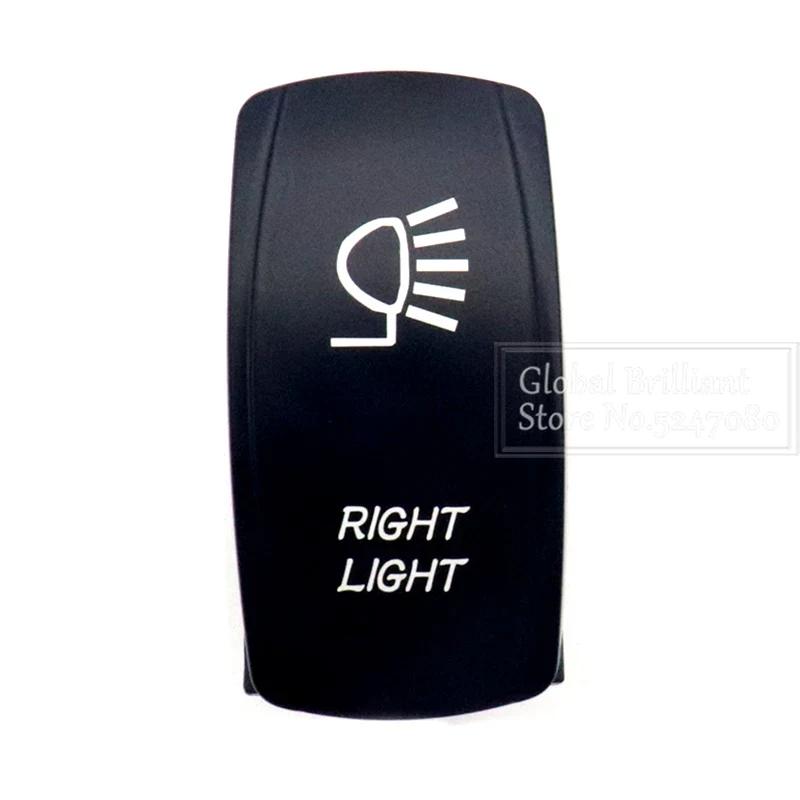 For Car Truck Marine 12V/20A 24V/10A Boat Rocker Switch Toggle 5Pin SPST / 7Pin DPDT ON-Off Switch with LED Light