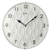 Sweeping Seconds Movement Plexiglass Crystal Wall Clock Unisex White QXA794W