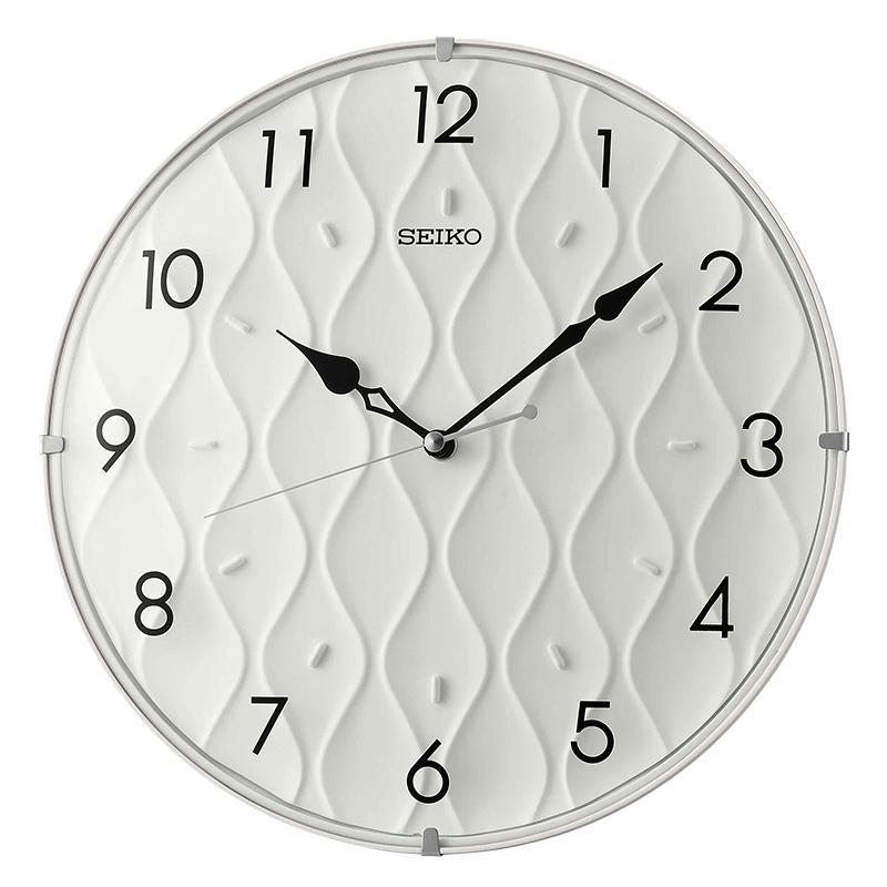 

SEIKO Sweeping Seconds Movement Plexiglass Crystal Wall Clock Unisex White QXA794W QXA794W