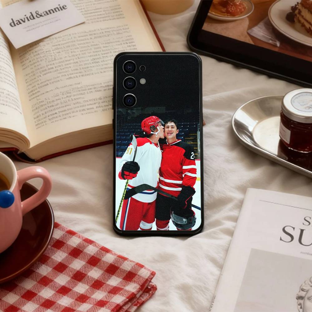 LGBTQ H-Heated R-Rivalry I-Ice Hockey   Phone Case For Samsung S 25,24,23,22,30,21,10,9,Ultra,Plus,Lite,FE,4,5 G Soft Black Case