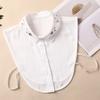 Versatile Organza Fake Collar Women'S Chiffon Fake Collar Season Sweater Decorative Collar Black And White Fake Shirt Collar