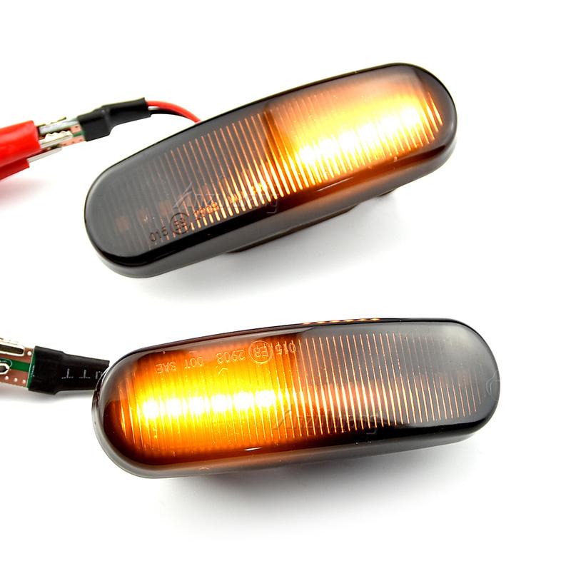 For Fiat Panda 169 Grande Punto Inkl. Evo Doblo Fiorino Linea Idea Dynamic LED Side Marker Light Repeater Lamp