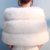 Şal de Mireasă Fură de Blană Faux Blan Wrap Rochie de Seară Bolero Pelerina Nunta Şal Iarnă Pelerina Mireasă