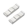 Uxcell 2pcs Chopstick Rests 304 Stainless Steel Chopstick Holder 2.6"x0.7"x0.51" for Fork Teaspoon Kitchen Tool Tableware Silver Tone