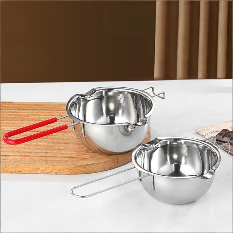 400Ml Chocolate Melting Pot 304 Stainless Steel Melting Pot For Melting Butter Cheese Candy Chocolate And Candle Wax