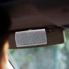 Luxury Car Eyeglasses Holder Rhinestone Sunglasses Storage Box Sun Visor Glasses Case  for Women