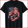 Patriotic Tractor 4th of July American Flag Farmer US Black Cotton T-Shirt Unisex T-Shirt