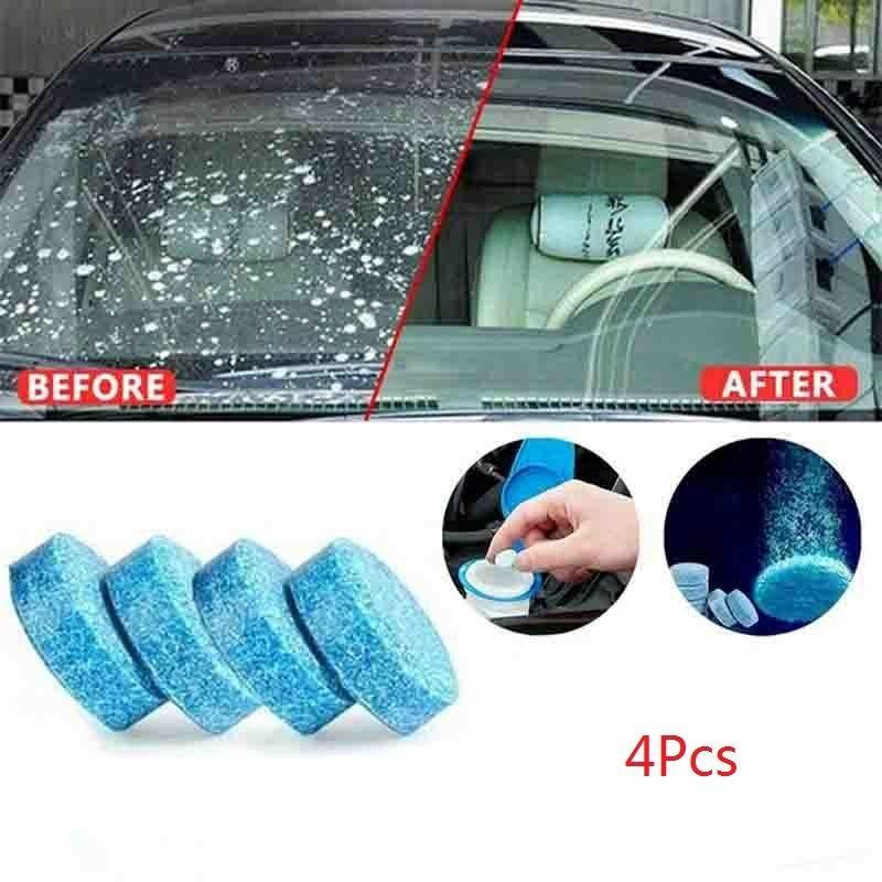 10Pc Car Windshield Glass Washer Cleaner Compact Effervescent Tablets Detergent