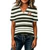 Women's V-Neck Loose Fit Halloween Print T-Shirt for Casual Wear