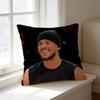 D-Devin Booker Basketball player Square Double-Sided printed Pillow Case Bedroom Bedside Pillow Sofa Cushion Cover