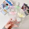 Love Heart Pendant Photo Photocard Frame Acrylic Card Cover Card Protective Case  Girls Gift