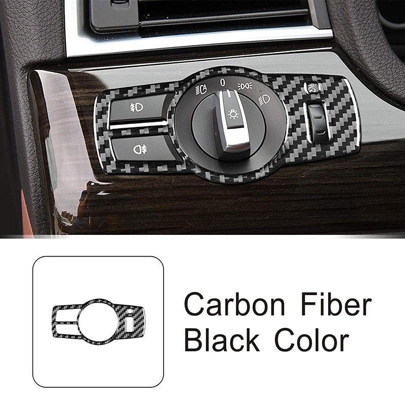 Carbon Fiber Gear Shift Frame Decoration For BMW 5 Series GT F07 2010-2017 Car Styling Window Glass Lifting Buttons Cover