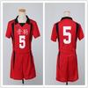 Halloween high school tail iron long solitary claws grinding volleyball less cosplay sportswear T-sleeve set