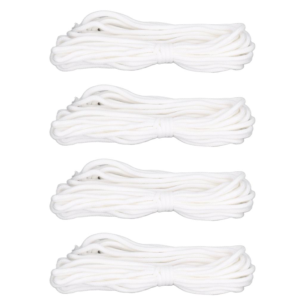 4Pcs Self Watering Cotton Rope Wick Cord Hydroponic Wicking Cord for Indoor Outdoor Potted Plant