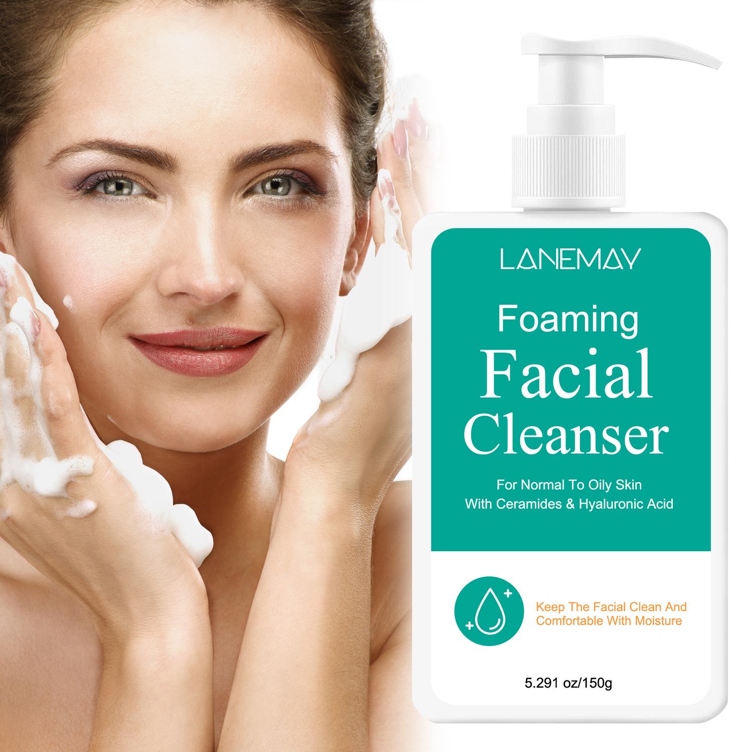 

Foaming Facial Cleanser-Clean Dirt And Oil For Face-Comfortable With Hydration-Suitable For Normal To Oily Skin, 150g