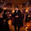 Gothic Vampire Wizard Cape With Breathable Polyester Material For Cosplay And Performance