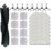 25PCS Replacement Spare Parts Compatible for AIRROBO T20 Robot Vacuum Cleaner Main Side Brush Hepa Filter Mop Cloth Accessories