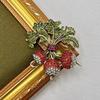 Women Men Vintage Palace Crystal Design Turnip Badges Brooches Classic Retro Unisex Baroque Suit Office Buckle Pins Accessories