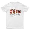 Happy Holiday Christmas Coffee TShirt Unisex Gift Retro Seasonal Funny Xmas