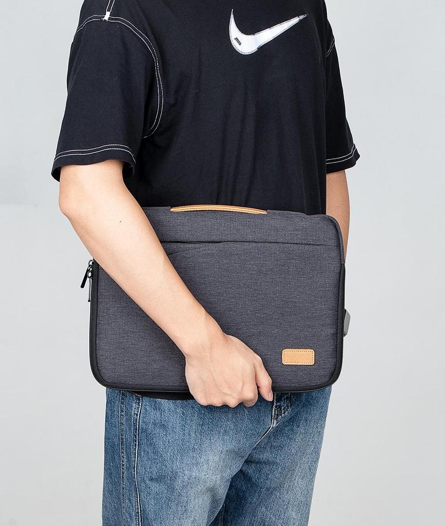 Sac d'ordinateur portable multifonctionnel: Housse 15 pouces pour MacBook & iPad pour Hommes & Femmes