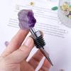1 ks Zátka na šampaňské víno Přírodní Křemen Crystal Minerály Vzorek Zátka na láhev Křemen Nepravidelný Těsnění Korek do vína Barové nástroje