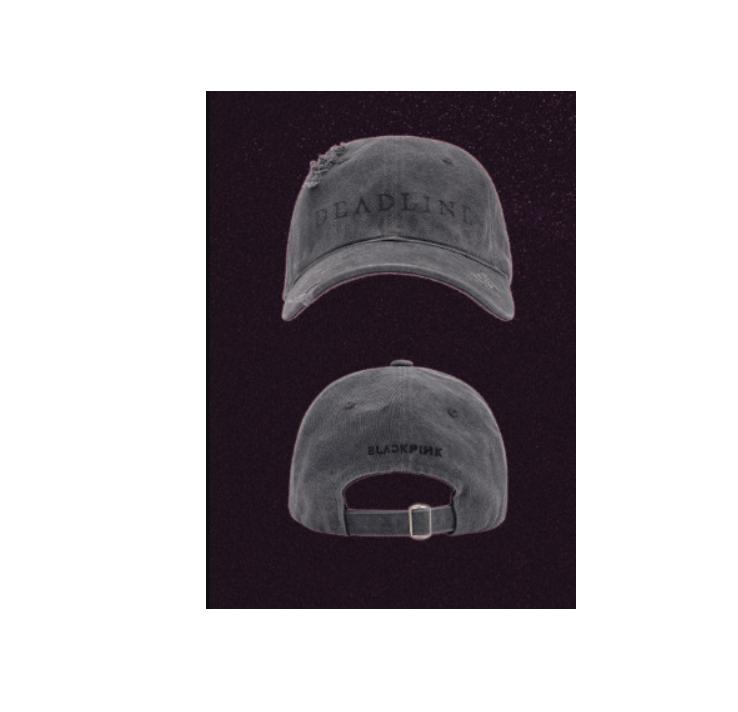 Blackpink DEADLINE IN GOYANG Concert MD Damaged Ball Cap – K-Pop Fan Item