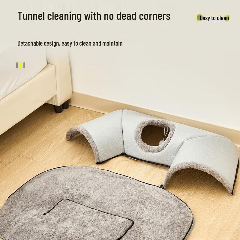 Cozy Cat Tunnel and Bed with Mat