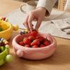 Plastic Fruit Serveerschaal Grote Capaciteit Snack Opbergbakje Woonkamer