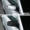 For BMW 5 Series E60 E61 E63 E64 2004-2008 520i 525i 528i 528xi 530i Rearview Mirror Cover Cap Carbon Fiber Glossy Black