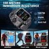 2026 Upgraded Men 1400mAh Battery Capacity GPS Heart Rate Flashlight BT Call 10ATM Waterproof AMOLED HD New Smart Watch Smartwatches