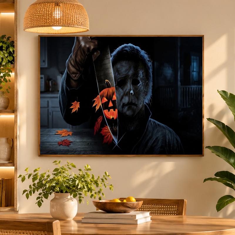 5D Diamond Painting Halloween Michael Myers DIY Full Drill Diamond Art Kit Home Decoration