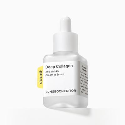 Tiefenwirksame Kollagen Anti-Falten-Creme als Serum