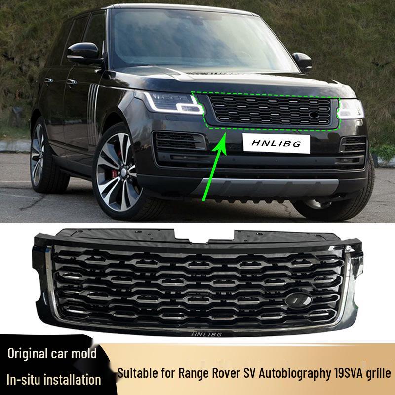 LR108960 Front Bumper Grille - Bright Black Electroplated for Land Rover Range Rover SV Autobiography 2019 SVA