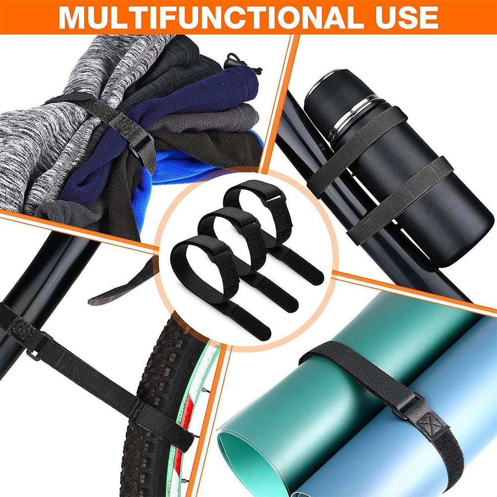 10 Pieces Bicycle Wheel Stabilizer Straps Reusable Bike Rack Tie Down Straps Nylon Bicycle Accessories for Transporting Bicycles