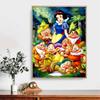Full Round Diamond Painting Princess and Dwarf Art Rhinestone Picture Mosaic DIY 5D Cross Stitch Embroidery Home Decoration