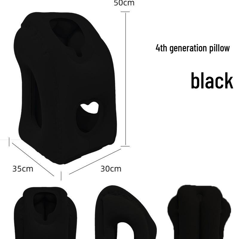 U-shaped Inflatable Travel Pillow for Face-Down Sleeping