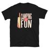 Camping Is Fun Horror Movie T-Shirt Men Women Funny Sarcastic Slasher Graphic Cotton Short Slee