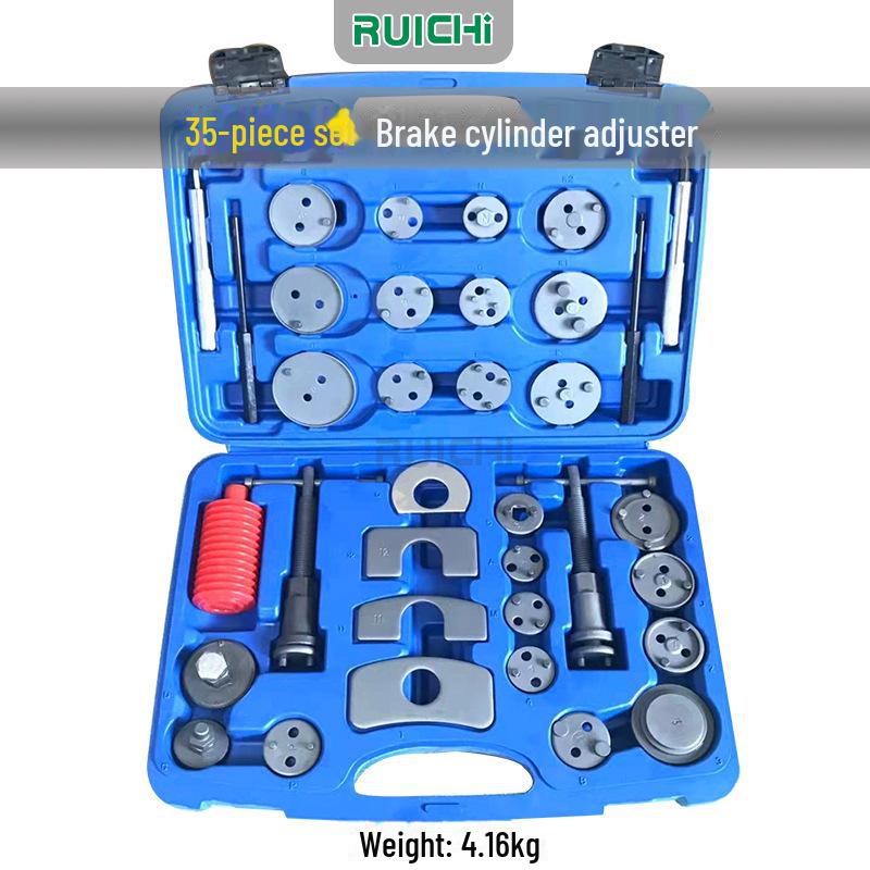 22-Piece Disc Brake Pad and Cylinder Adjustment Tool Set