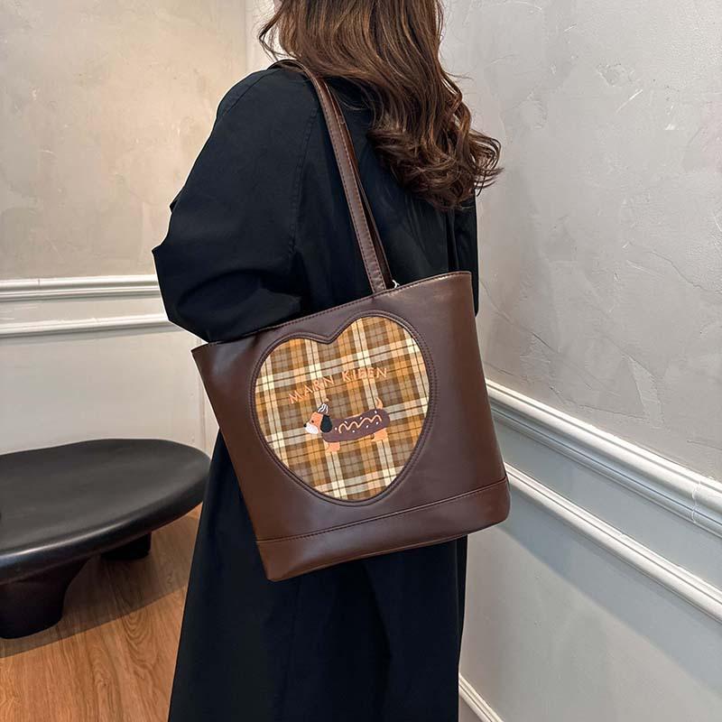 Retro large-capacity armpit bag autumn and winter women's bag 2025 new commuter tote bag fashion single shoulder double shoulder dual-purpose bag