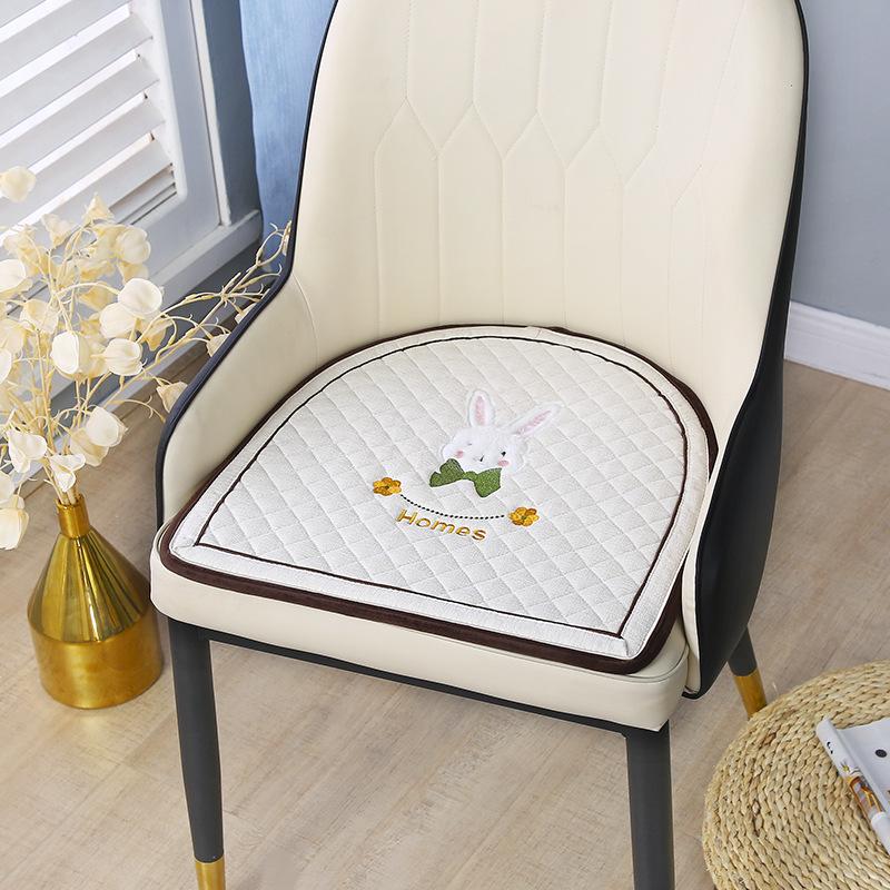 Four Seasons Horseshoe Dining Chair Cushion Stool Butt Cushion Cover Dining Chair Chair Cushion Four Seasons Universal Non-slip Seat Cushion